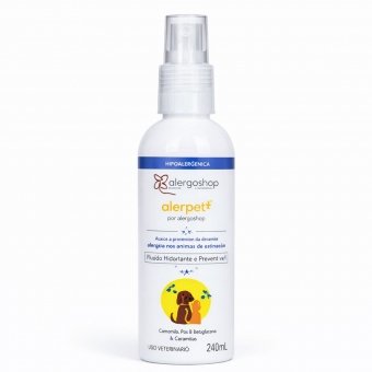 Fluído Hidratante para Pet Hipoalergênico Alerpet 240ml