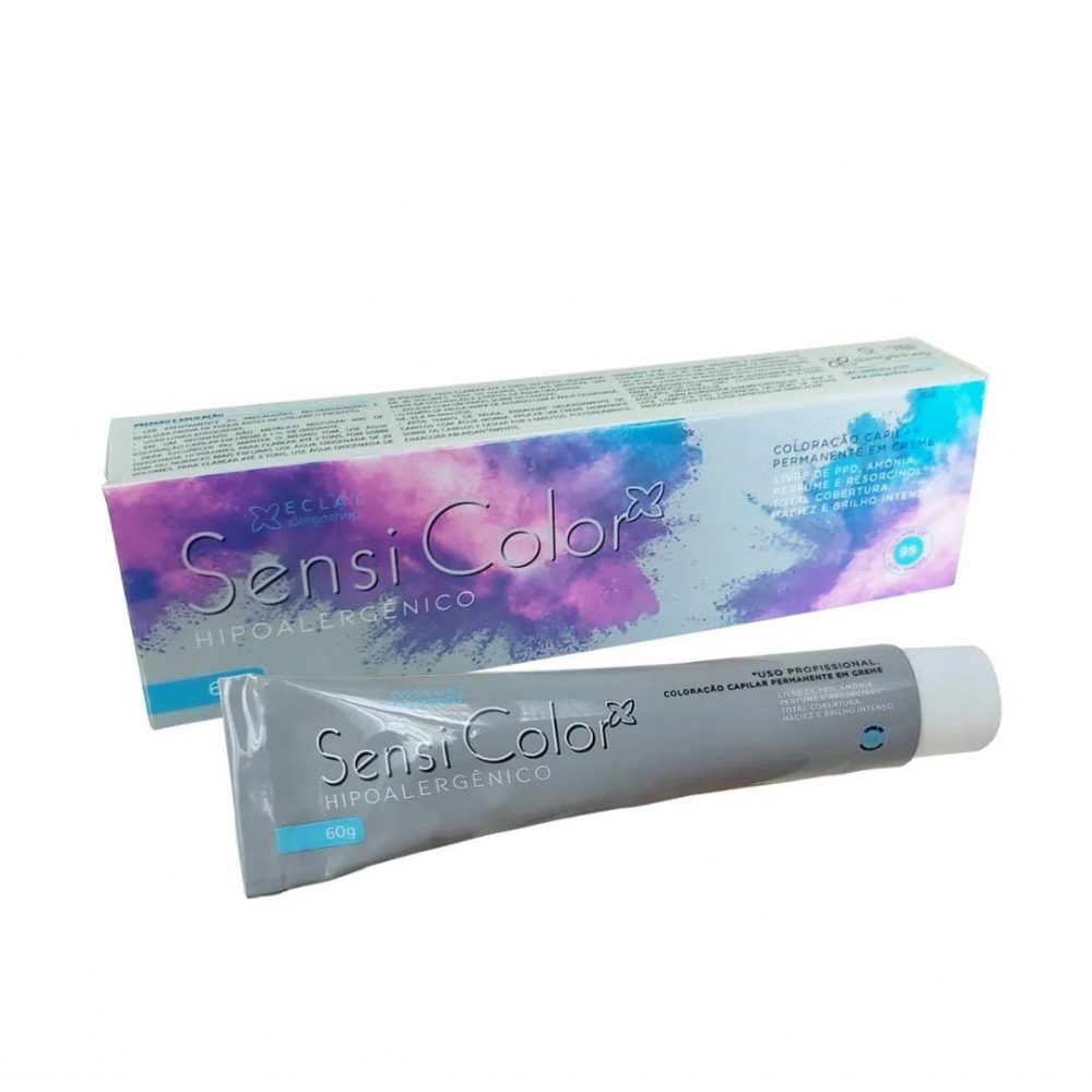 Tintura pra cabelo hipoalergênica SensiColor - 60g