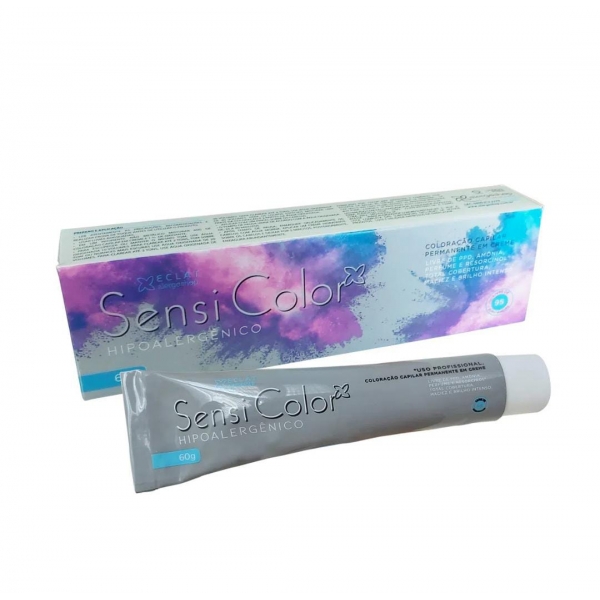 Tintura pra cabelo hipoalergênica SensiColor - 60g