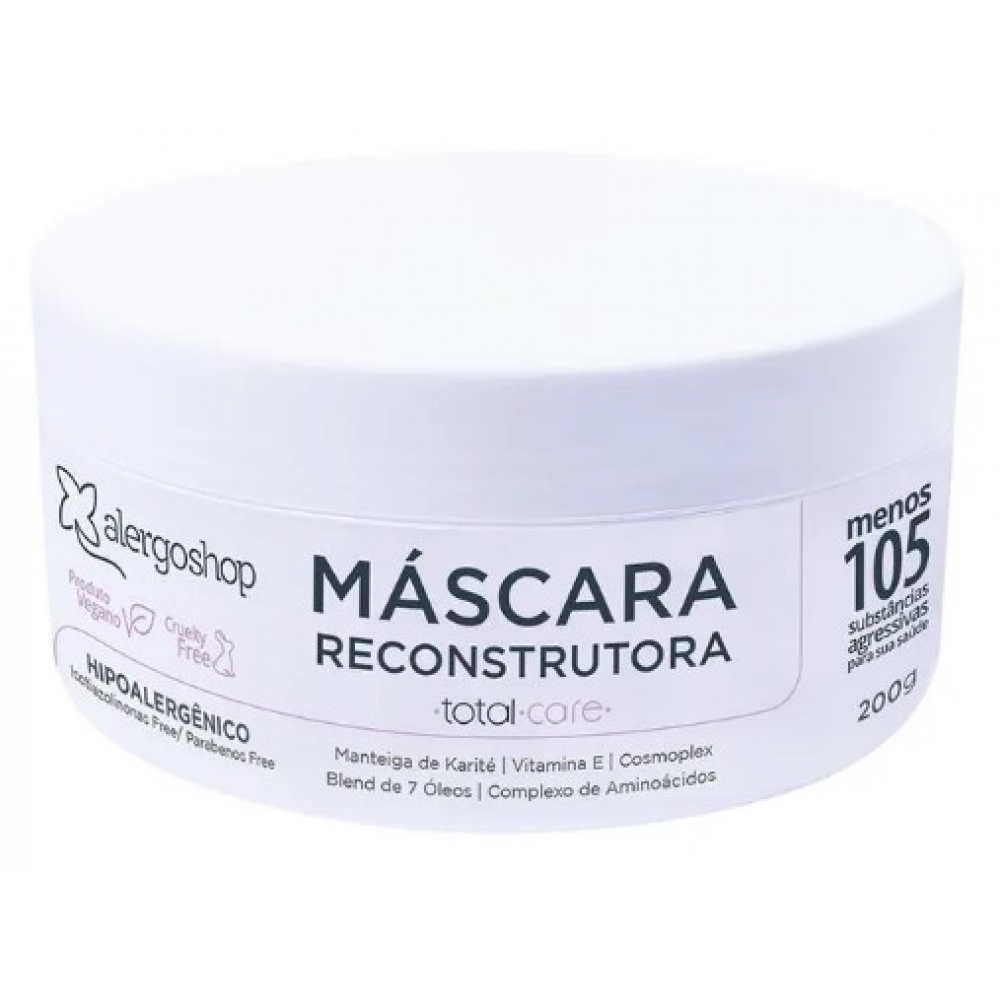 Máscara Capilar Reconstrutora Total Care Alergoshop
