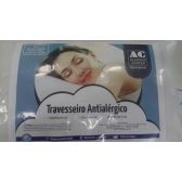 Travesseiro antialérgico com capa impermeável ao ácaro adulto 50x70