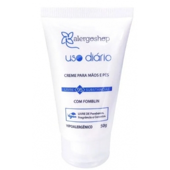 Creme para mãos e pés Hipoalergênico - uso diário
