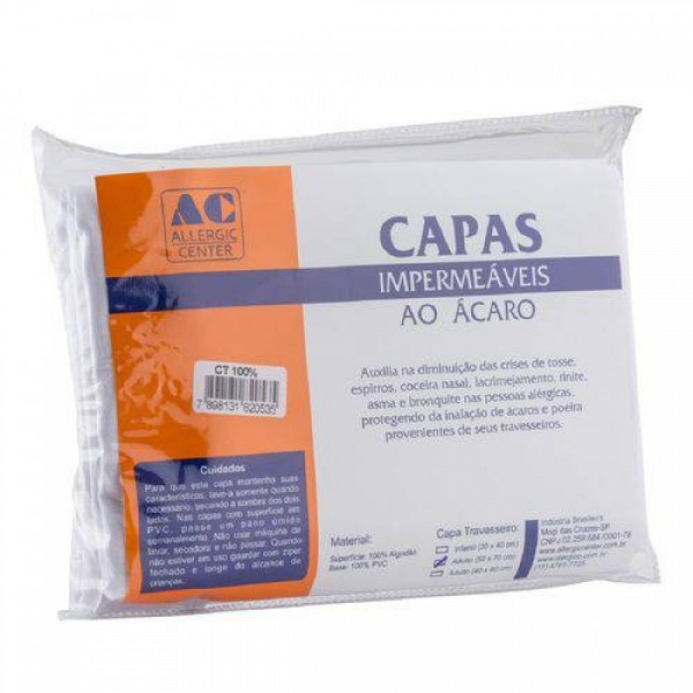 Capa Hipoalergênica de Colchão Casal - 100% algodão  Padrão (1,90 X 1,40 X 22,8 cm)