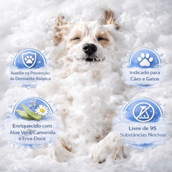 Shampoo para Pet Hipoalergênico Alerpet 240ml