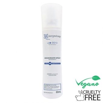 Desodorante Spray Sem Fragrância  80ml  - alergo shop